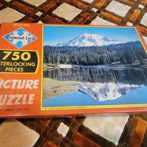 Vintage Diamond Lock Puzzle